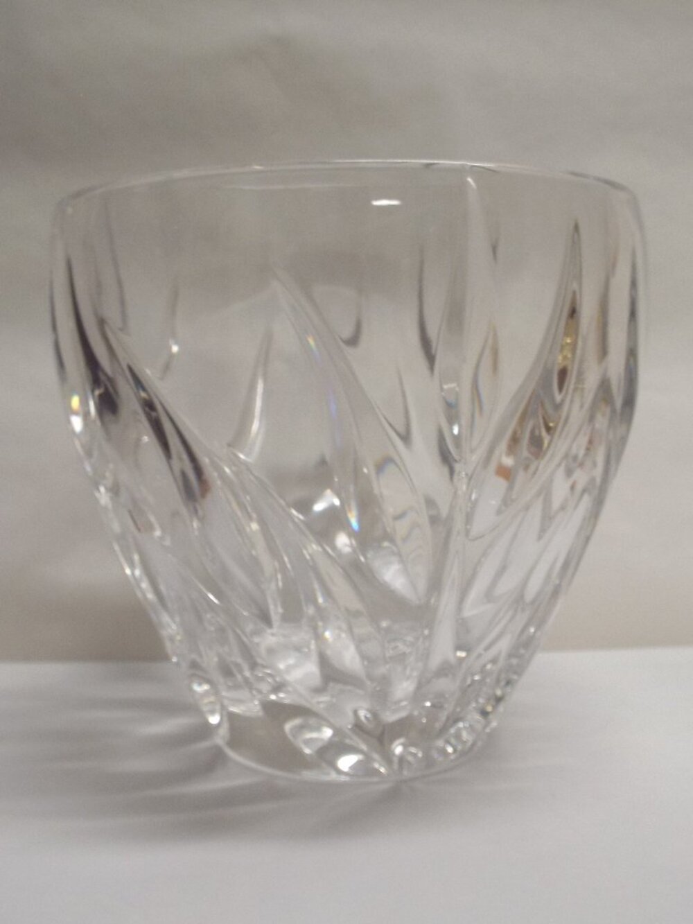 VINTAGE Gorham Crystal Clear Cut Star Blossom Vase - NO Blemishes, LOVELY